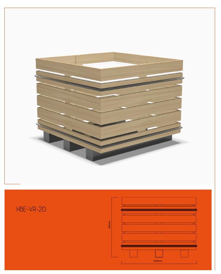 Metal and Wood Supermarket Shelf for Fruit Vegetable Display Table