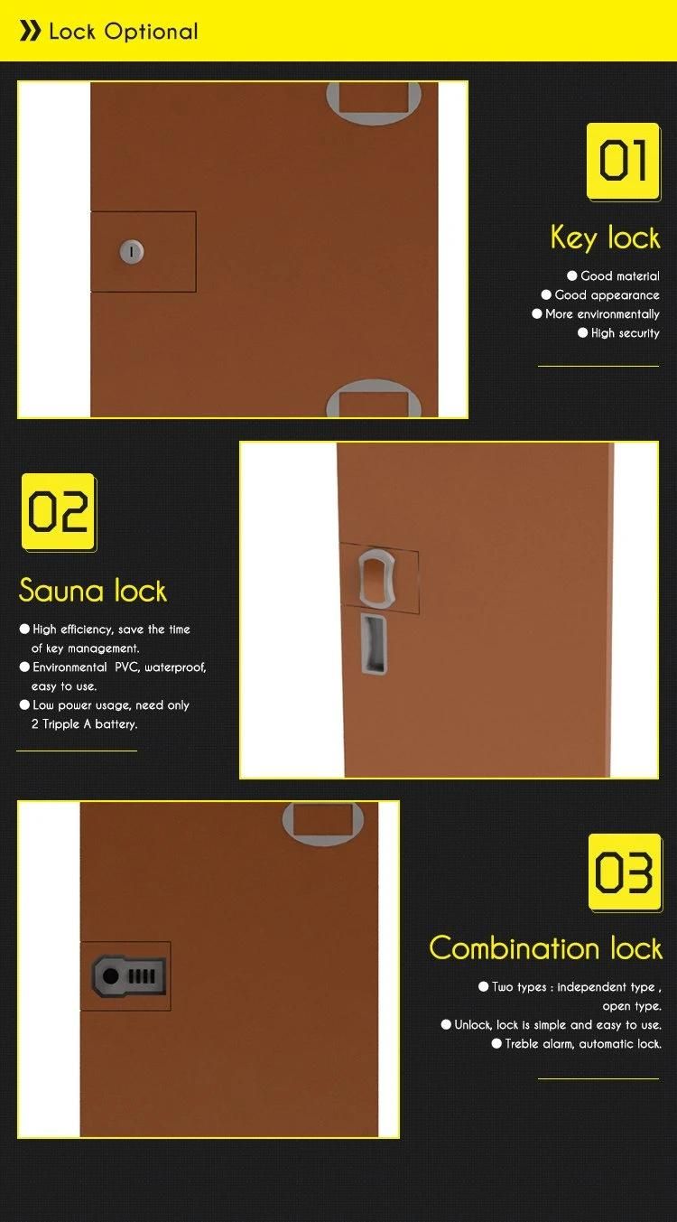 School Gym Swing Pool Staff Plastic ABS Locker