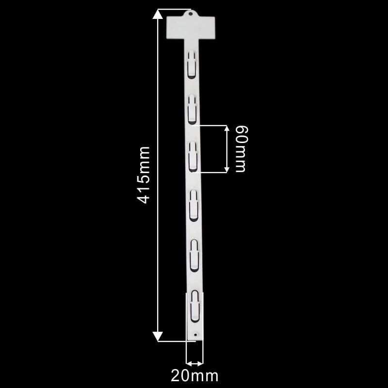 Custom Logo PP Plastic Hanging Clip Strips for Supermarket