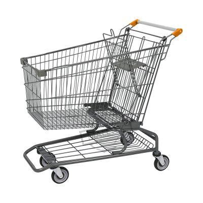 Customized Steel Supermarket Shopping Trolley