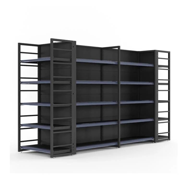 Multi-Layers Supermarket Shelf Display Gondola Racking Stand