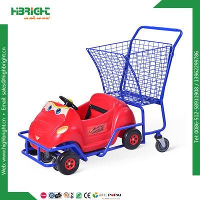 Children Funny Plastic Supermarket Trolley Cart for Sale