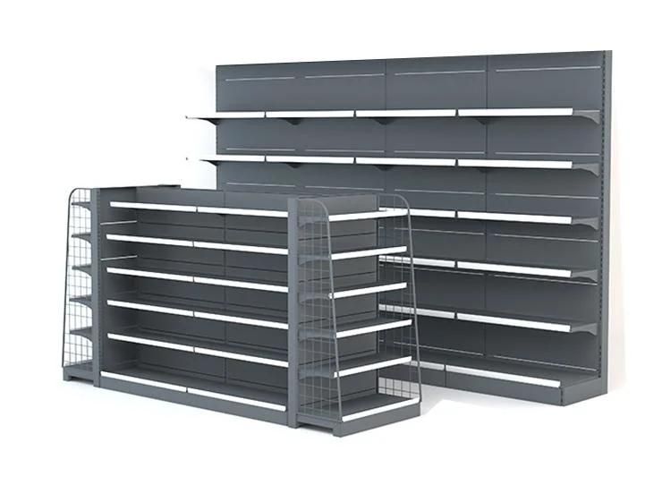 Multi-Layers Supermarket Shelf Display Gondola Racking Stand