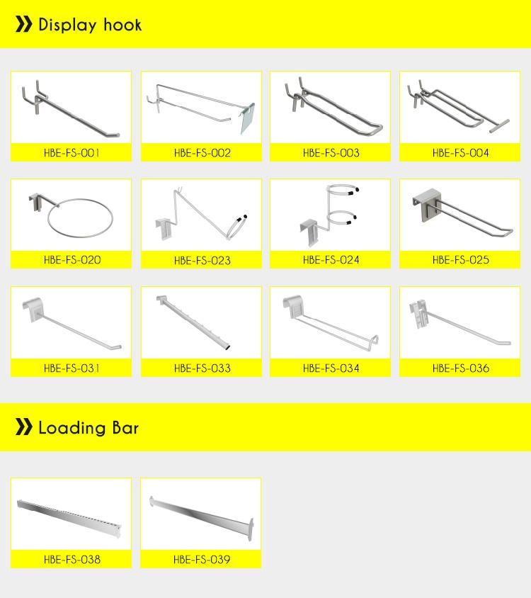 Metal Style Hammer Tone Heavy Duty Outrigger Supermarket Shelf
