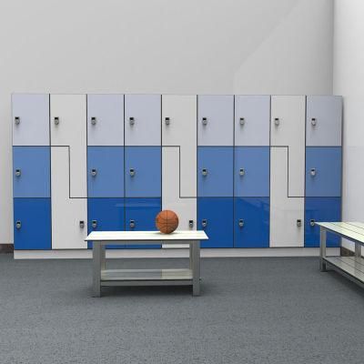 Modern Design Excellent Locker System High Pressure Laminate Locker, Factory Direct Selling Changing Rooms HPL Locker/