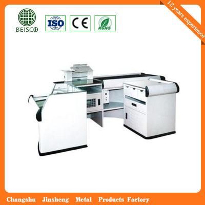 Supermarket Store Stainless Cash Counter