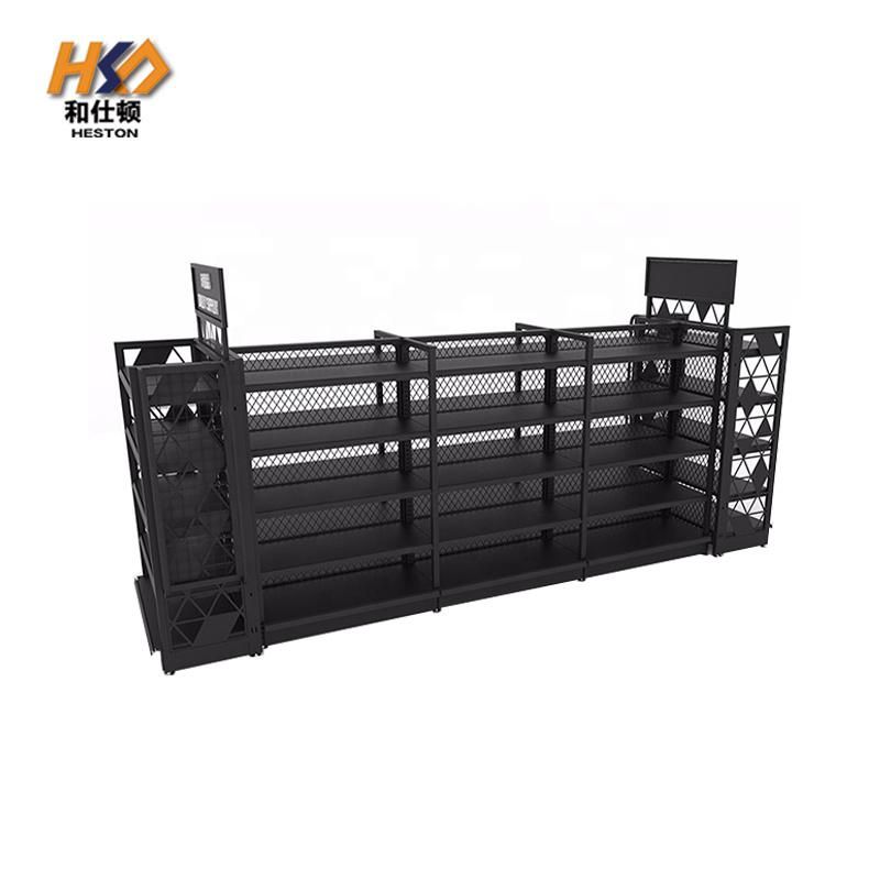 Convenient Installation Metal Departmental Supermarket Shopping Shelf