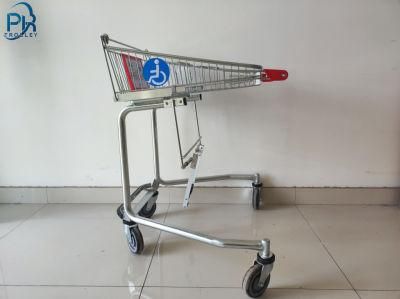 Supermarket Handicapped Shopping Cart Trolley for Free Service of Disabled
