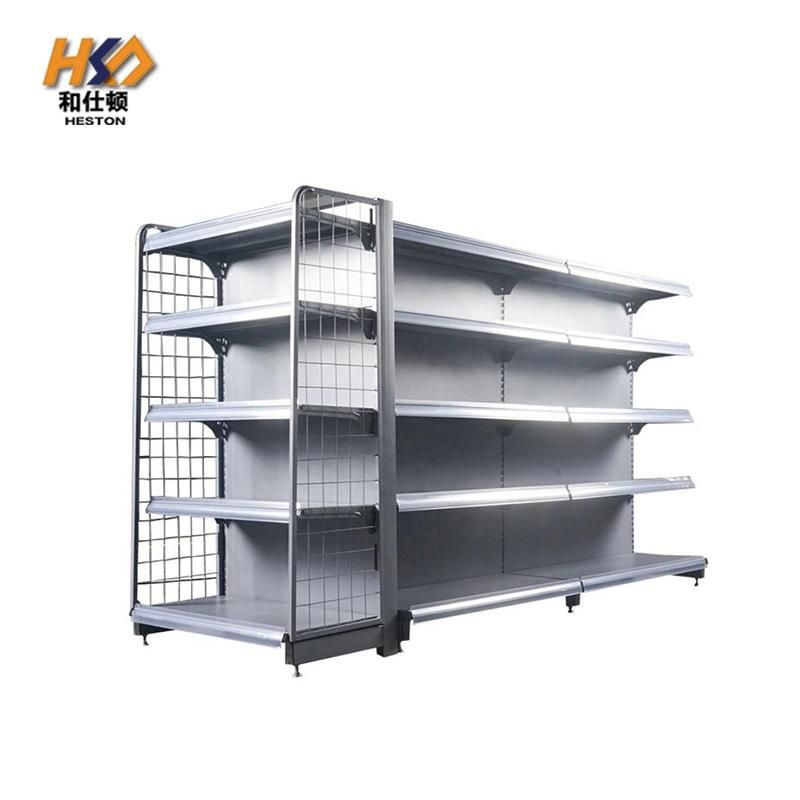 Metal Racks Gondola Retail Modern Fancy Store Shelving