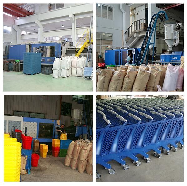 Supermarket Plastic Shopping Trolley Cart