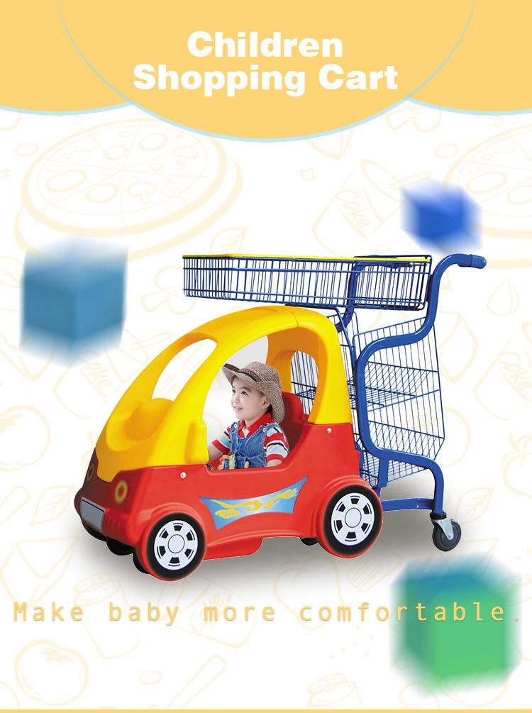 Shopping Trolley Kids Shopping Cart with Attractive Function