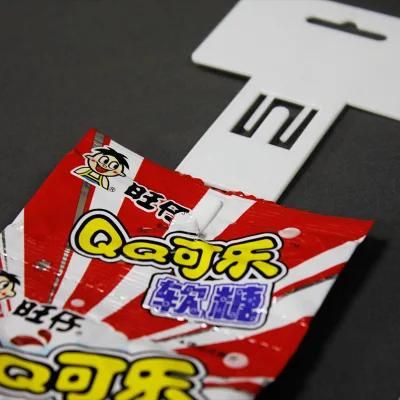 Plastic Hanging Display Supermarket Retail Clip Strip with 12 Hooks