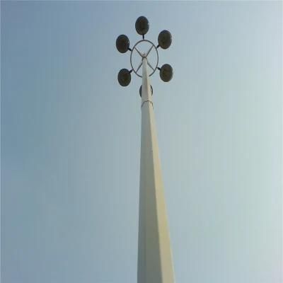 18m Hot Deep Galvanizd Conical Lamp Posts