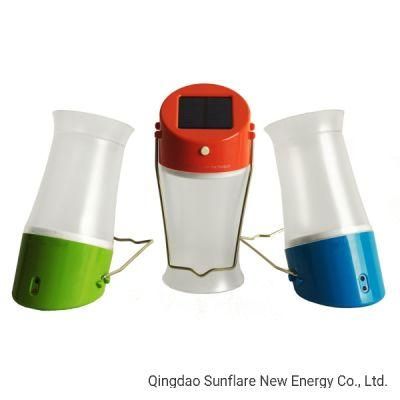China Factory Customerized Colors 400mAh LiFePO4 Battery Solar LED Light