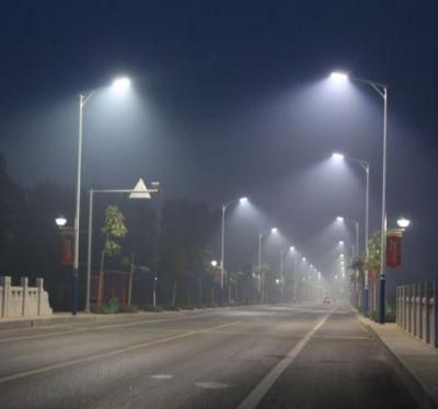 Top Hanging Lithium Battery Energy Saving 60W 80W LED Solar Street Light with 9m Galvanized Pole IP65