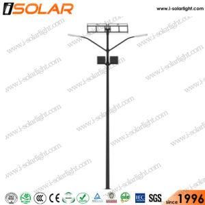 6m Lighting Pole Double Arm 80W Solar Energy Pathway Light