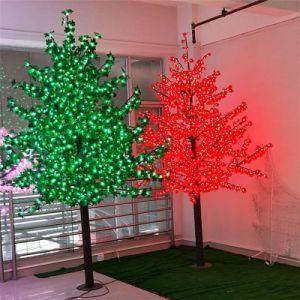 Plastic Fruit Flower Leaves Decoration Lighting Parts Potted Bonsai Landscape LED Tree Lamps
