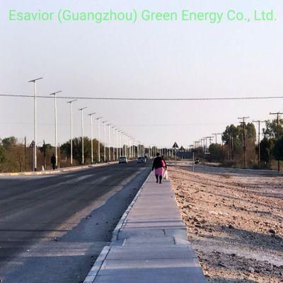 TUV ISO All in One Solar Street Light 80W with Mono Solar Panel Powered LED Lighting