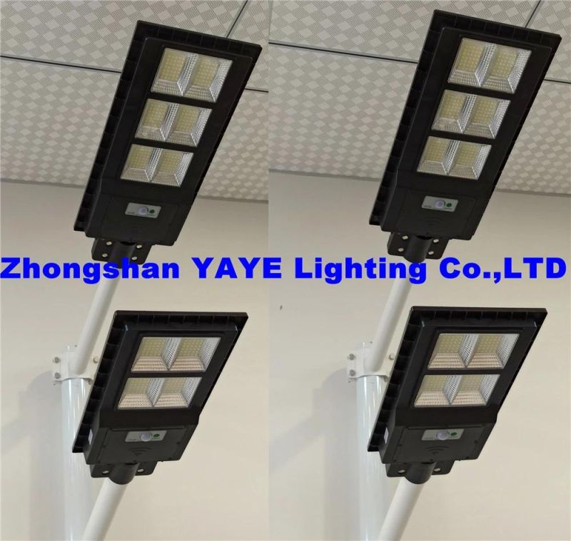 Yaye 18 Hot Sell 90W Solar LED Street Light / 90W Solar Garden Light with Lithium Iron Phosphate Battery, 15ah DC3.2V