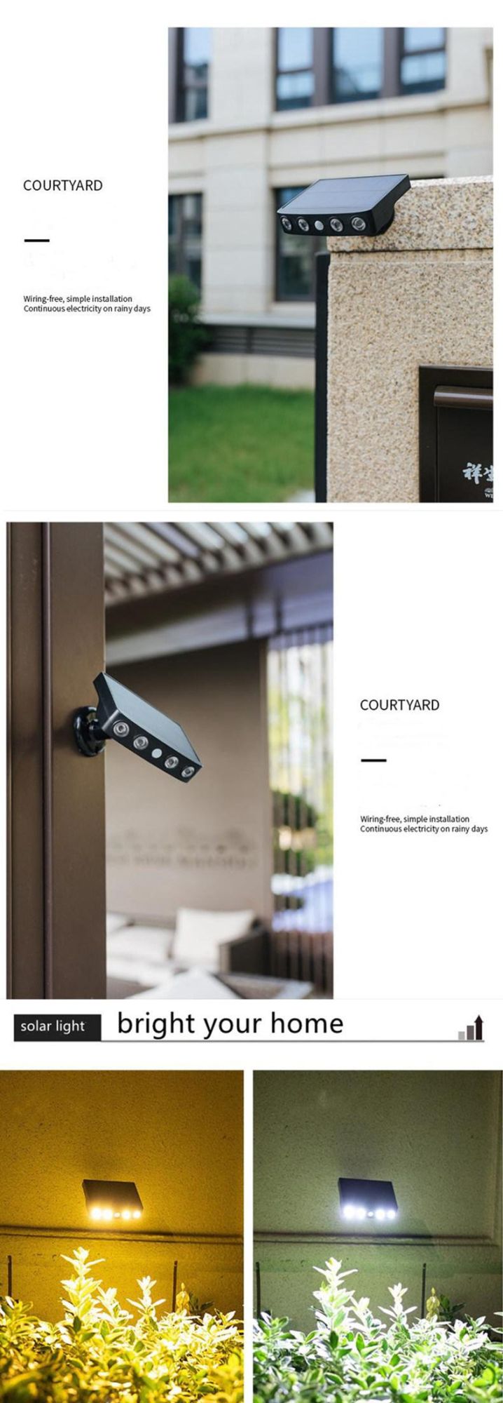 Hot Selling Supper Brightness Solar Light for Garden