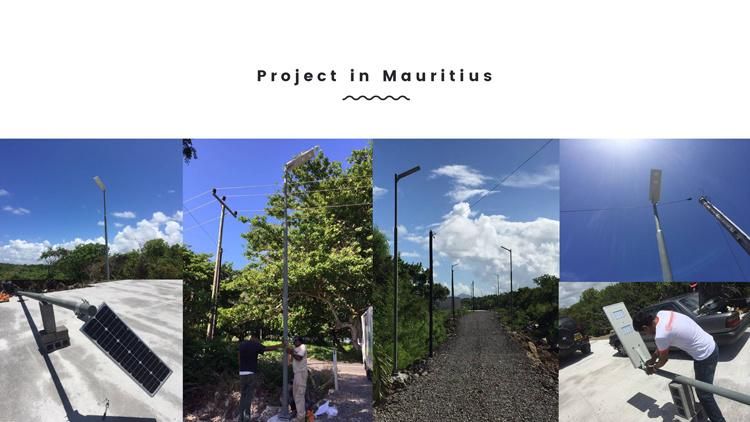 Bluetooth APP Control Integrated Solar Street Light for Parking Lots