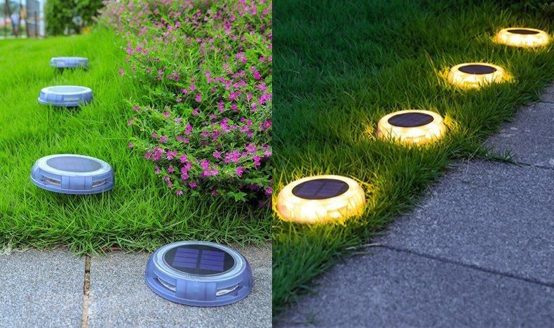 New Arrival 8 LED Solar Garden Light for Garden Decoration