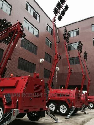 Mining Site High Mast LED Light Tower