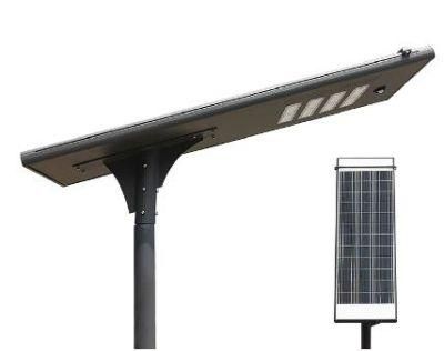 2022 New Smart IP65 Waterproof Aluminum Outdoor 30W 40W 60W 80W Auto-Clean All-in-One Solar Street Light with High Brightness