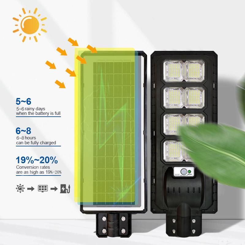 Aluminum All in One Solar Street Light 120W with Remote Control