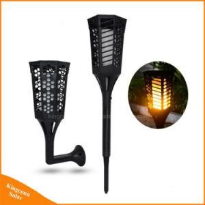 96 LEDs Dancing Flickering Flame Decorative Lighting Solar Garden Lawn Light