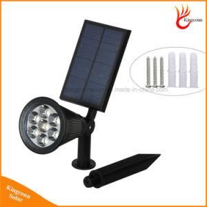 Outdoor 7LED Solar Spotlight Solar Landscape Light for Wall Lawn Garden Lamp