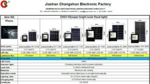 Solar LED Flood Light with 1 Years Warranty