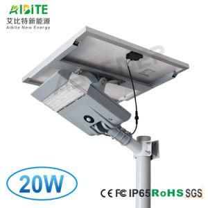 20W Outdoor Solar Street Garden LED Lighting with Smart Sensor