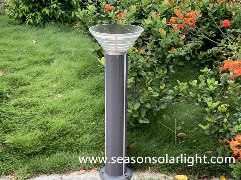 Pathway Christmas LED Strip Lighting Outdoor Decorative Solar Garden Bollard Light with LED Light Bulb