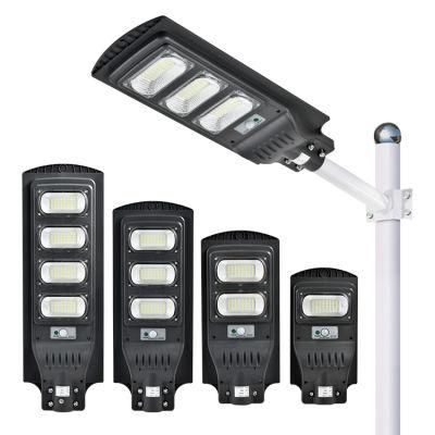 150W Smart Integrated Powered System 200W All in One Outdoor Light LED Solar Street Lamp