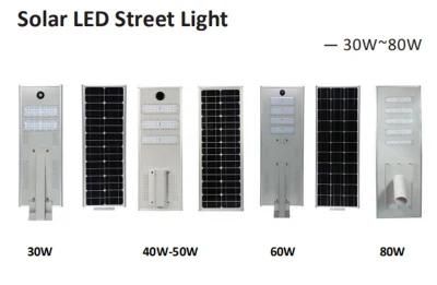 10W/20W/30W/40W Smart High Efficiency All in One Solar Street Light