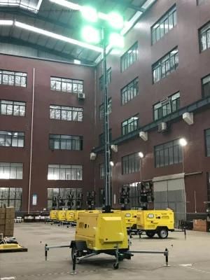 Metal Halide Lamp Construction Mobile Lighting Tower Supplier