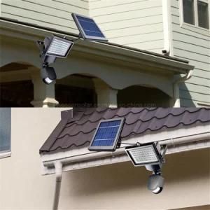 Outdoor Solar LED Flood Light Motion Sensor Garden Security Floodlight