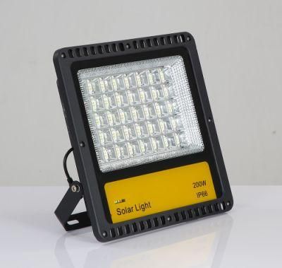 Yaye 2021 Hot Sell New Design 200W Solar LED Garden Lawn Flood Light with 100W/200W/300W Available Watts