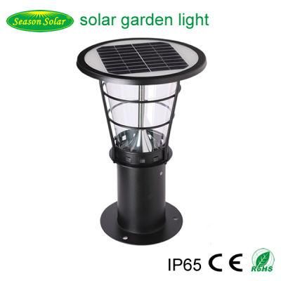High Lumen Pole Lighting CE LED Lawn Light Outdoor Garden Lighting with 5W Solar Panel &amp; LED Lighting