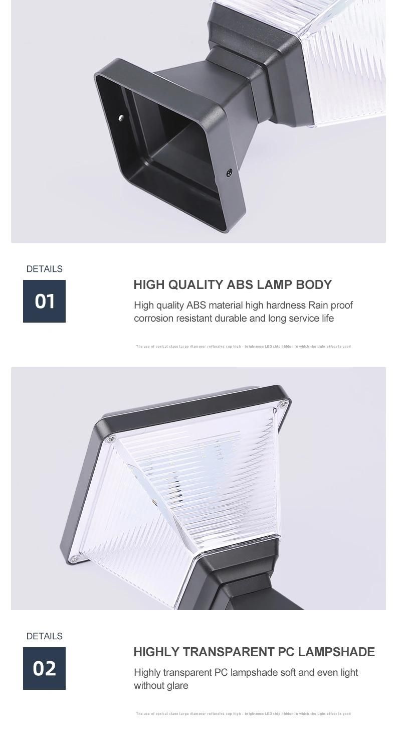 Solar Pillar Light Solar Lighting Control Sensor Solar Gate Light
