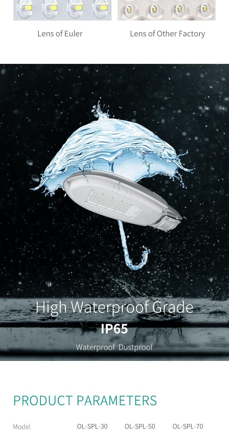 30W Cheap But High Quality IP65 Waterproof Outdoor Lighting 30W 50W 70W for Choice Integrated All in One Solar LED Light Solar Bulb Enjoys 8 Years Warranty