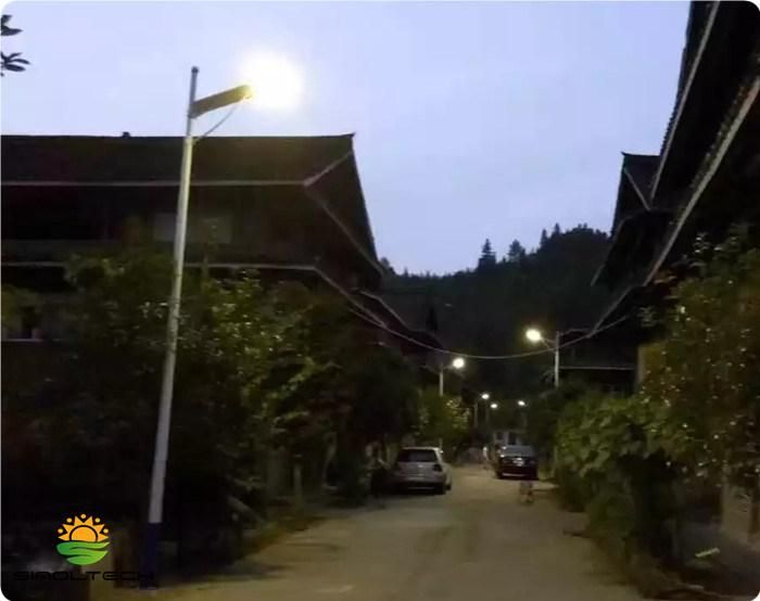 40W LED Integrated Solar Powered Outdoor Lighting with APP Control by Bluetooth