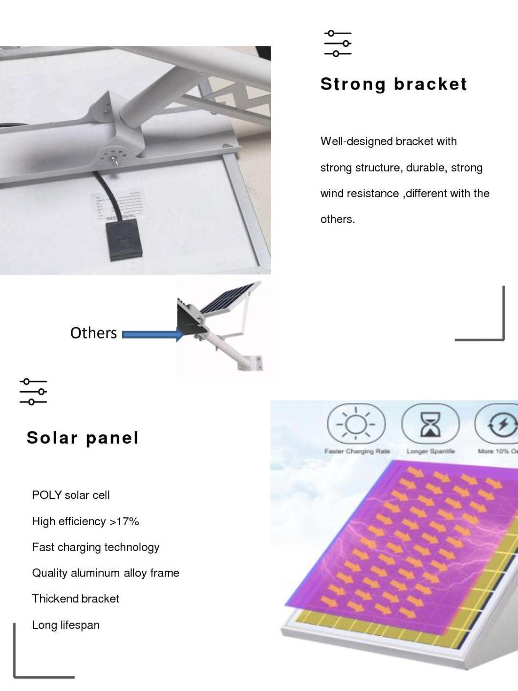 All in One Integrated Outdoor LED Solar Street/Garden /High Mast /Traffic Light 100W Light