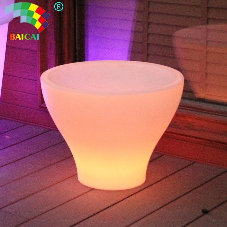 LED Lighted Planter Pots for Wedding Party Decoration