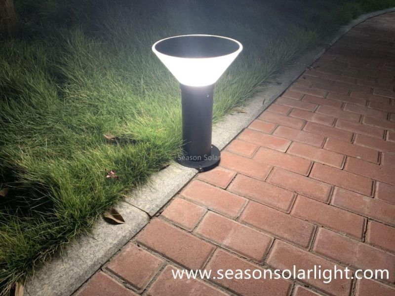 Bright Smart Multi-Color LED Lighting Outdoor Yard Garden 5W Solar Gate Light with LED Lighting