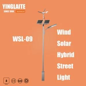 9m Pole 150W Wind Solar Hybrid LED Street Light