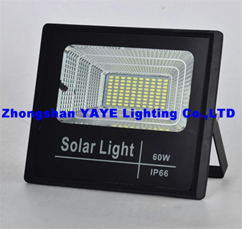 Yaye 2021 Hot Sell Factory Price 100W Outdoor Solar LED Flood Garden Light with Remote Controller