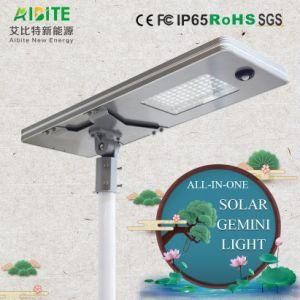 20W All in One Integrated Solar Street Light LED