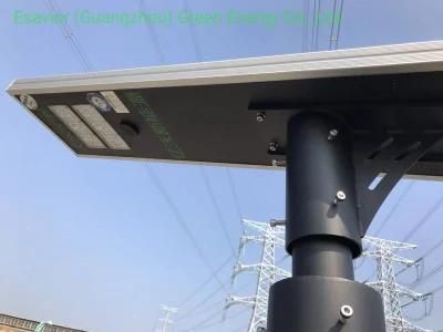All in One Integrated Solar LED Street Light Power Light Outdoor Lighting with Microwave Sensor 40W